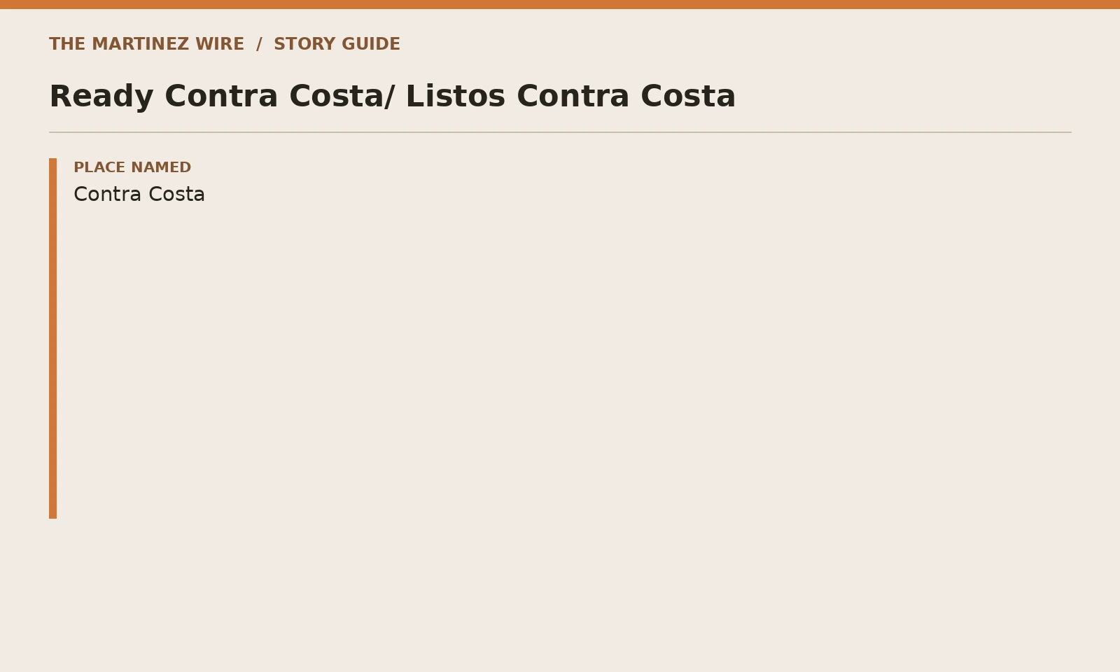 Story guide: details named in the linked reporting
