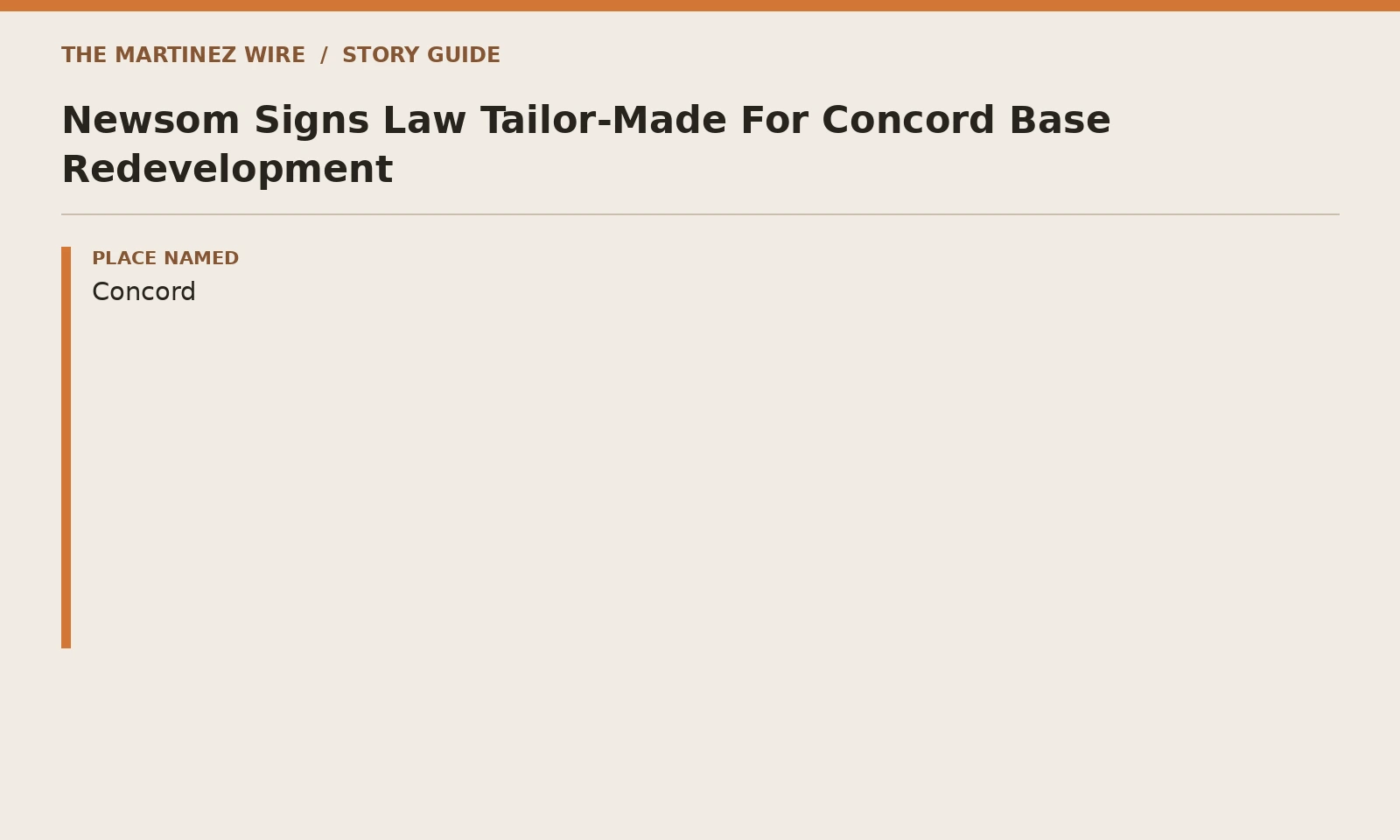 Story guide: details named in the linked reporting
