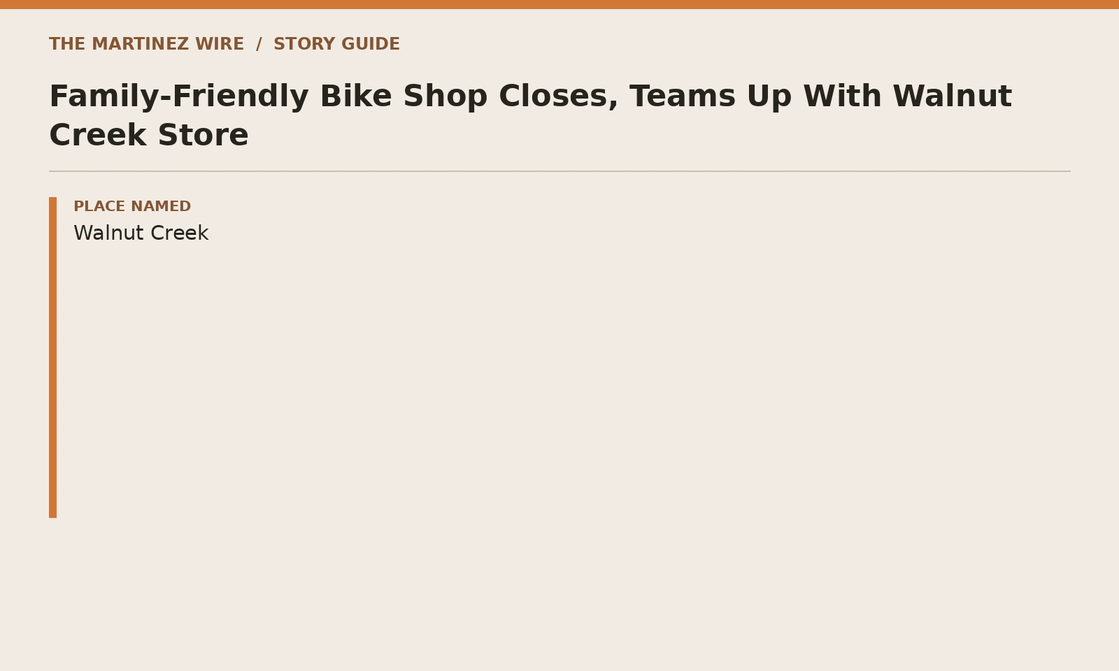 Story guide: details named in the linked reporting
